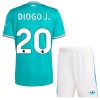 Camisola Liverpool Diogo J 20 Criança Equipamento 3ª 2025-26 Manga Curta